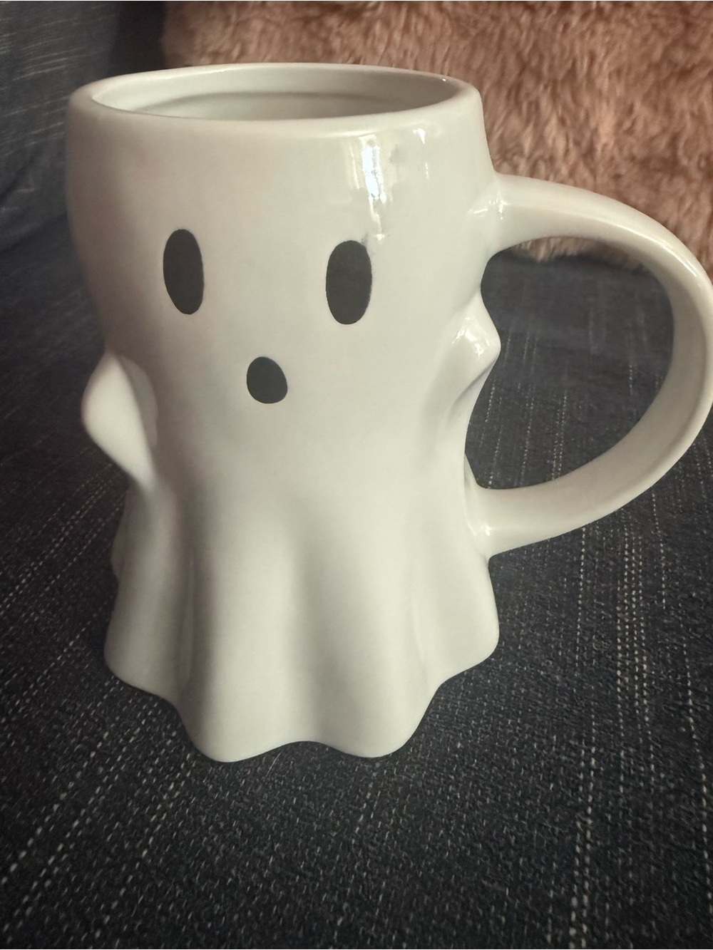 Stoneware ghost mug, Hyde and EEK! Boutique, 16 fl oz Halloween